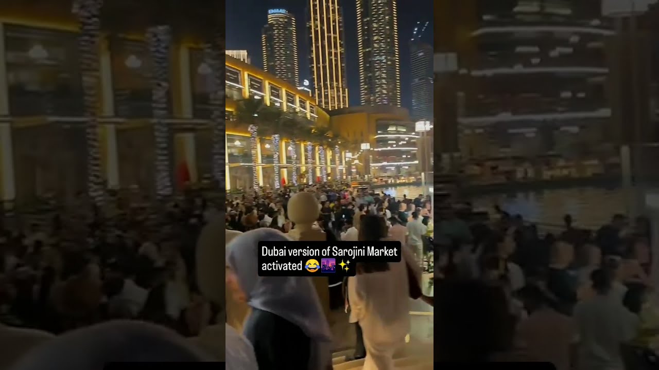 Dubai Crowd Vibes 2025 | Street Life in Dubai 🇦🇪✨ 