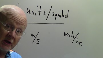 Chapter 2 - describing motion - part 1 of 4
