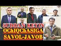 EKSKLYUZIV: Suddan keyin qilingan OChIQ SAVOL~JAVOB. XTV va VAZIR XOINLIK QILGAN EDI-KU?..