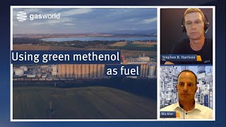 Using green methanol as a fuel