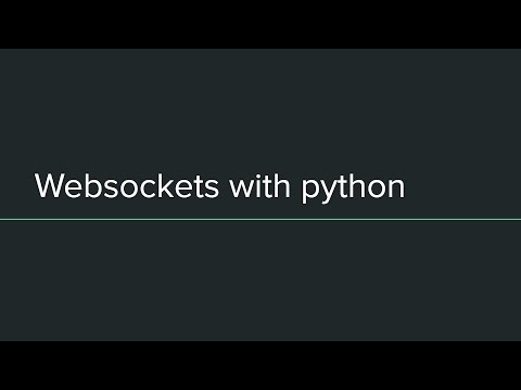 Websocket with Python websockets