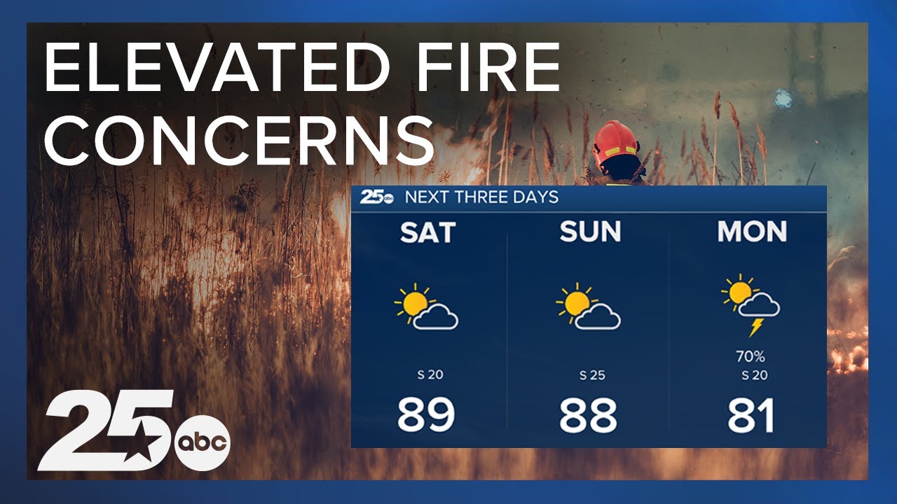 25 Weather - Elevated fire concern this weekend - YouTube