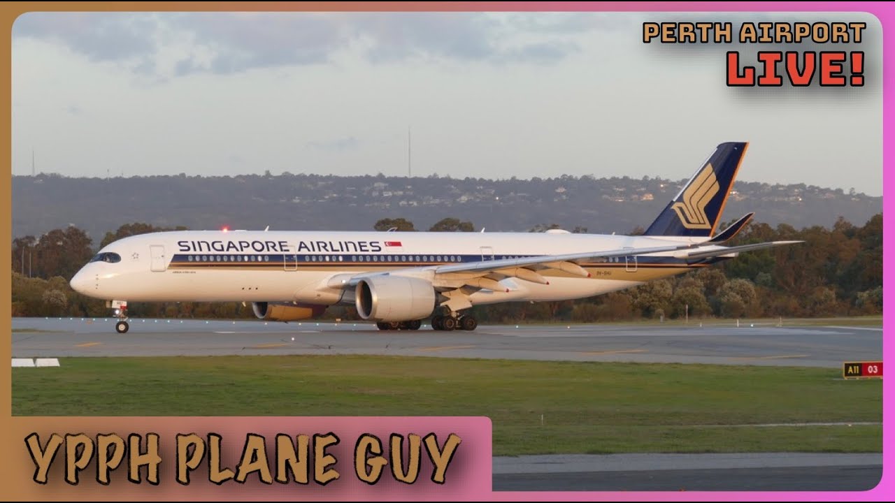 🔴🎥✈️ MONDAY MORNING PLANE SPOTTING LIVE @ PERTH AIRPORT! W/ YPG