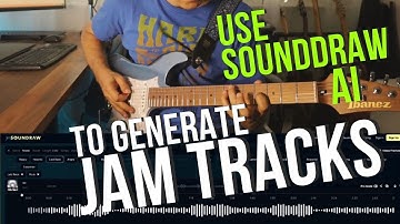 AI for guitarists! Use Sounddraw AI to generate Jam Tracks #aiforguitarists #aiformusicians