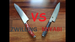 Miyabi или Zwilling - в чем разница ? кухонные ножи