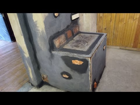 Реконструкция чудо-печки на хуторе в эксклюзивном декоре-дизайне . медитация на реке . №12