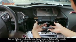 How to install and upgrade 2016 Honda accord 9 Bluetooth Mirror Link GPS Navi Car Radio Removal