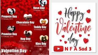 Valentine's day dates 2023 || Valentine week list days 2023 || Valentine Week & Month 2023 February