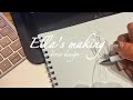 【デザイン】結婚式のドレスをデザインした冬のこと【vlog】