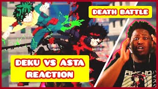 PowerLESS to POWERFUL 💪🙌| Deku VS Asta (My Hero Academia VS Black Clover) | DEATH BATTLE REACTION