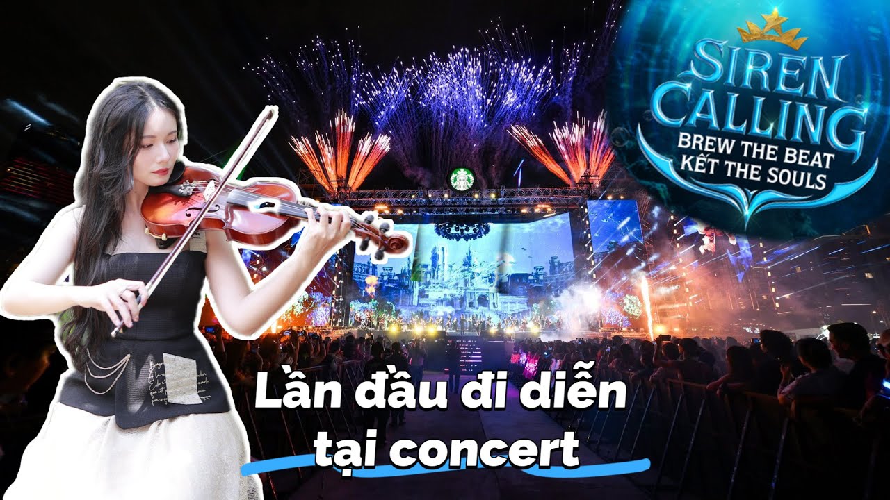 STARBUCKS CONCERT SIREN CALLING - MIMI LẦN ĐẦU ĐI DIỄN VIOLIN | MIMI OFFICIAL