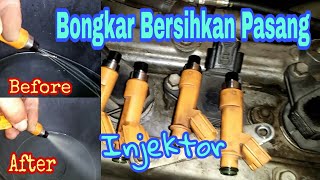 Cara membongkar Bersihkan dan Memasang injektor mobil