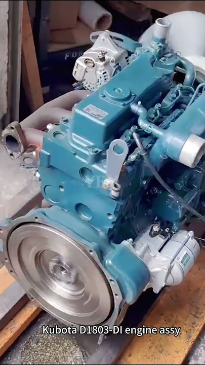 For Kubota D1803-DI Engine Assy Used Starter Video