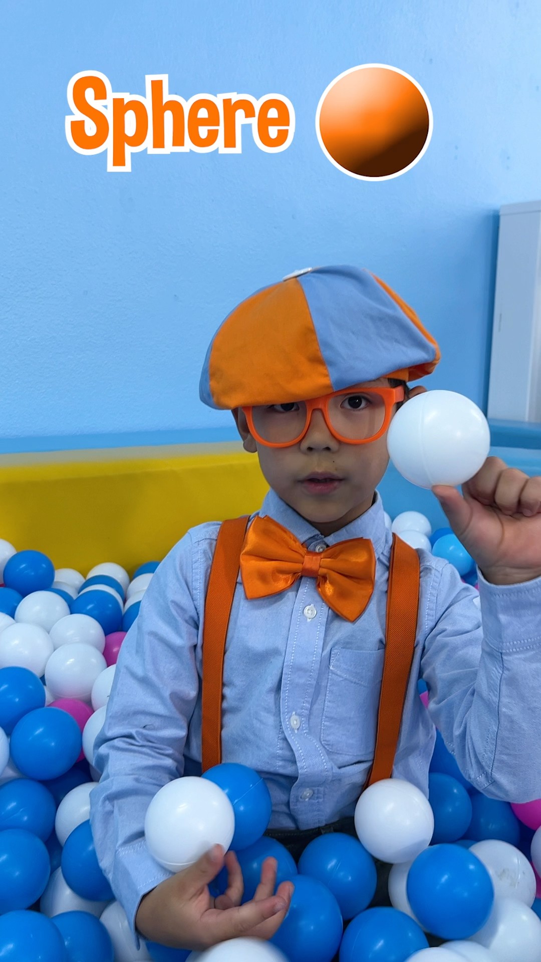 Help Kid Blippi Find Shapes at the Indoor Playground! #blippi #shorts
