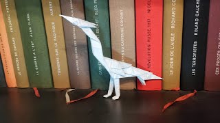 Origami GRAY HERON tutorial