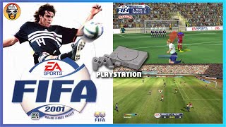 FIFA 2001 - Sony Playstation gameplay on Mister FPGA