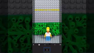 Building the Homer Simpson meme in lego
