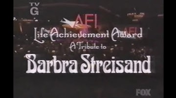 AFI: Life Achievement Award - A Tribute to Barbra Streisand (2001) Opening