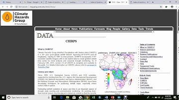 How to Download Precipitation Data (CHIRPS)
