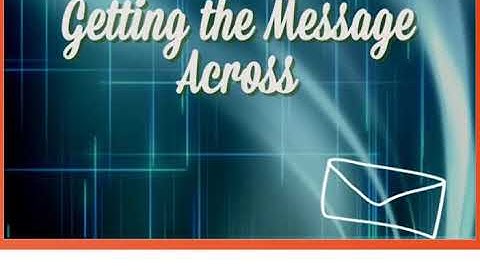 Excel 7. Module 2. Getting the Message Across