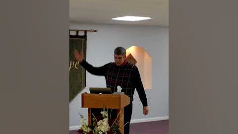 Pastor Daniel Nagle preaches at Kingdom Life Church