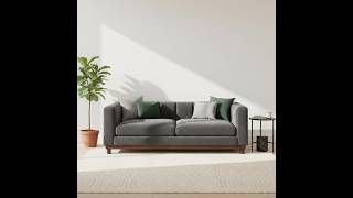 Christopher Knight Home Ellington  78 Loveseat Sofa Deep Wide Seat Couch, Modern , Thick Cushions,