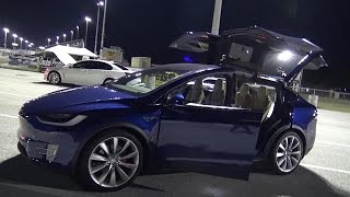 Tesla Model X P90D 1/4 mile test - REFUELMEDIA
