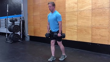 Dual DB Staggered Stance Deadlift