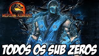 Mortal Kombat 9 - Todos os Sub Zeros