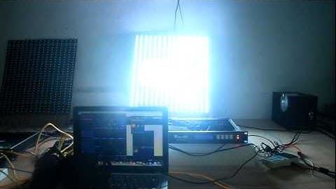 Led with madmapper and modul8