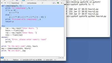 Python for Informatics: Exercise 4.6