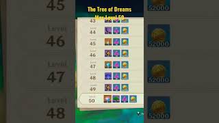 The Tree Of Dreams Level 50 genshinimpact sumeru shorts