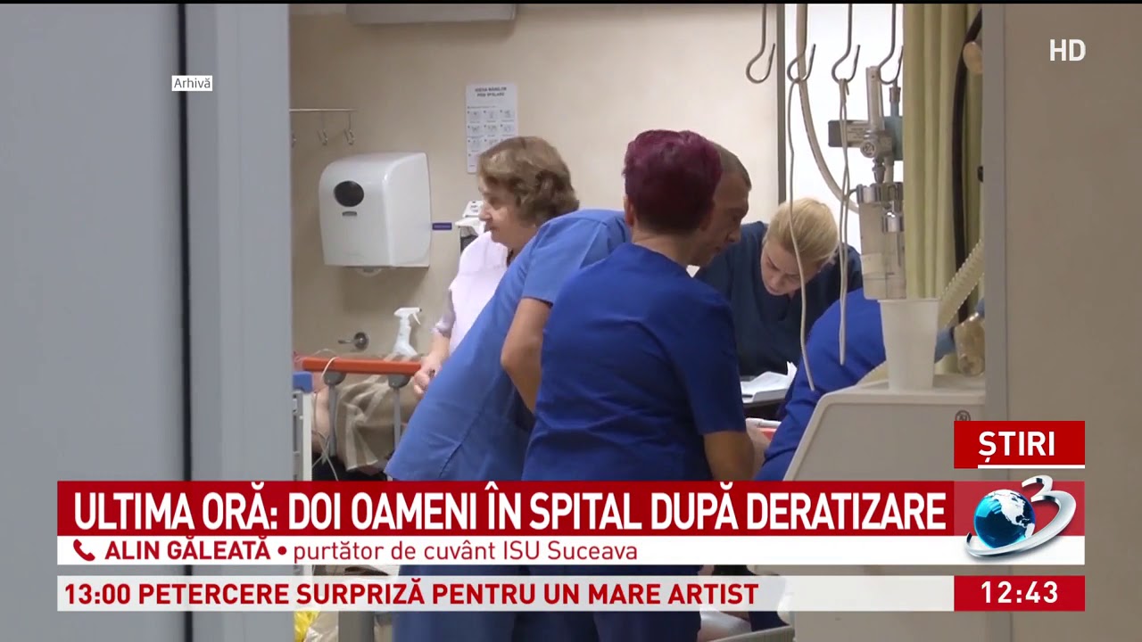 Doi Oameni La Spital După O Acțiune De Deratizare La Suceava