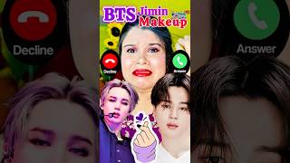 Video call with Jimin 😱 BTS 💜 #shorts #viral #trending #makeup #transformation #youtubeshorts