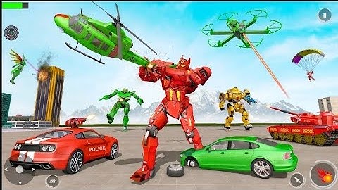 Robot transform tank robot || car Robot game video robot transform android gameplay new update 