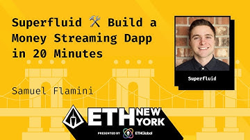 Superfluid 🛠 Build a Money Streaming Dapp in 20 Minutes
