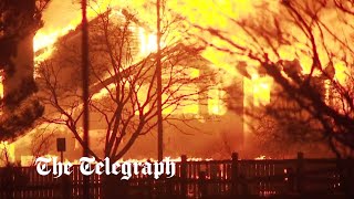 video: Colorado wildfires: Thousands forced to evacuate as hundreds of homes destroyed