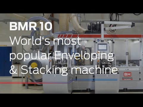 BMR 10 - Enveloping & Stacking machine