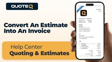 How To Convert An Estimate To An Invoice