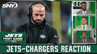 Bart Scott, Willie Colon, & Connor Rogers react to Jets blowout loss to the Chargers | SNY