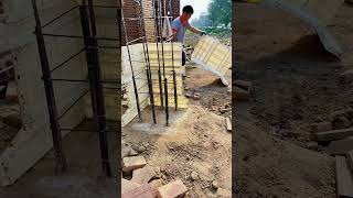 Install the post cap for casting concrete #shorts