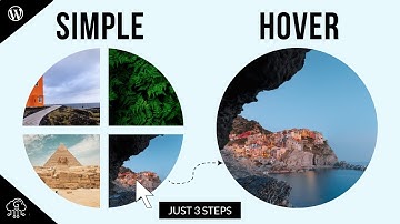 Create Rounded Image Grid Gallery with Hover Effect using CSS | WordPress Tutorial for Beginners