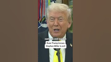 Even Trump Knows He