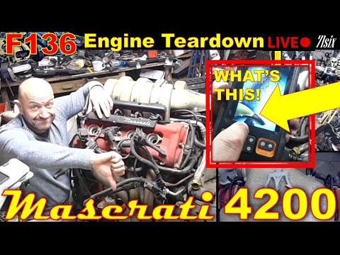 LIVE – Maserati Ferrari F136 V8 Engine Stipdown… Hydrolocked and very broken!