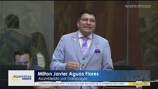 Asambleísta Milton Aguas - Sesión 113