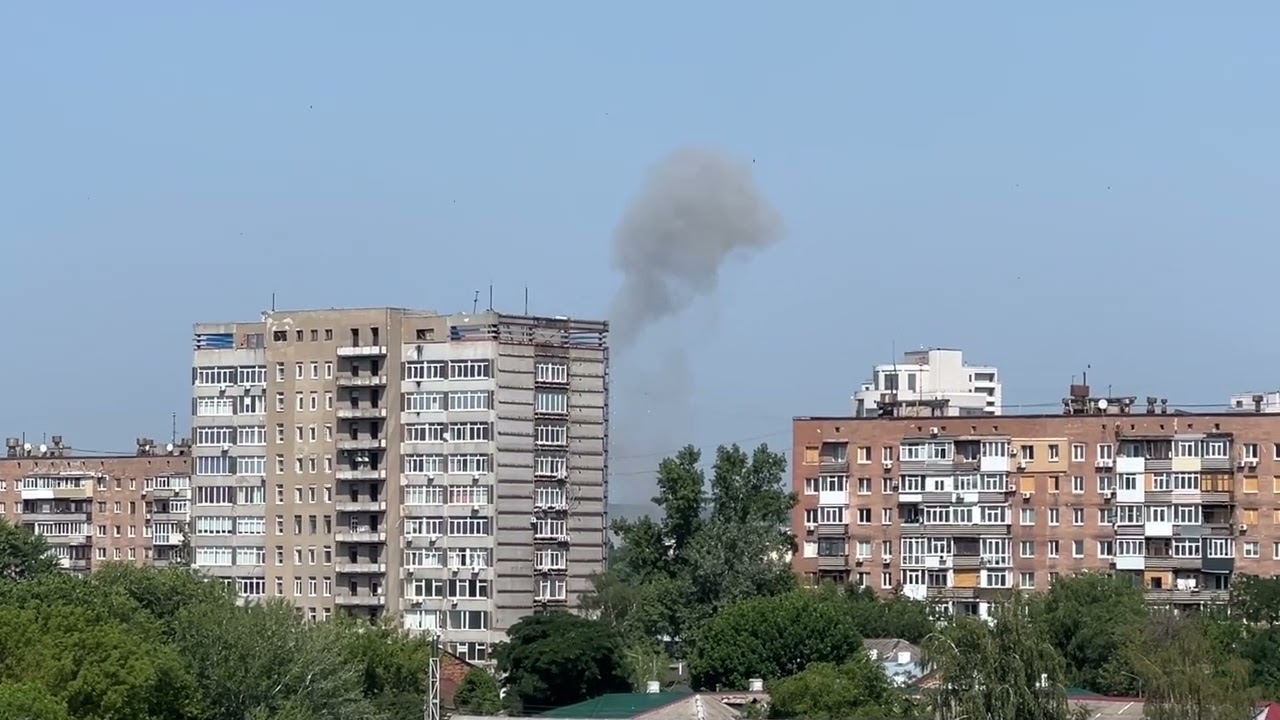 Shahed strikes in Kharkiv, Ukraine filmed from my apartment window  7.7.25