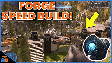 Halo Infinite Forge: Commentated Map Timelapse - Red Shallows