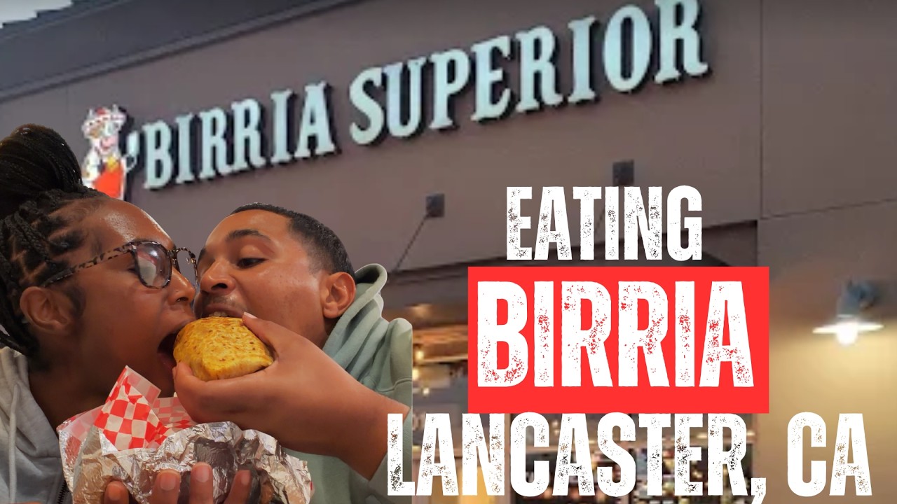 ASMR Birria Tacos 🌮🔥 | Trying Birria Superior in Lancaster, California | Mexican Food Mukbang