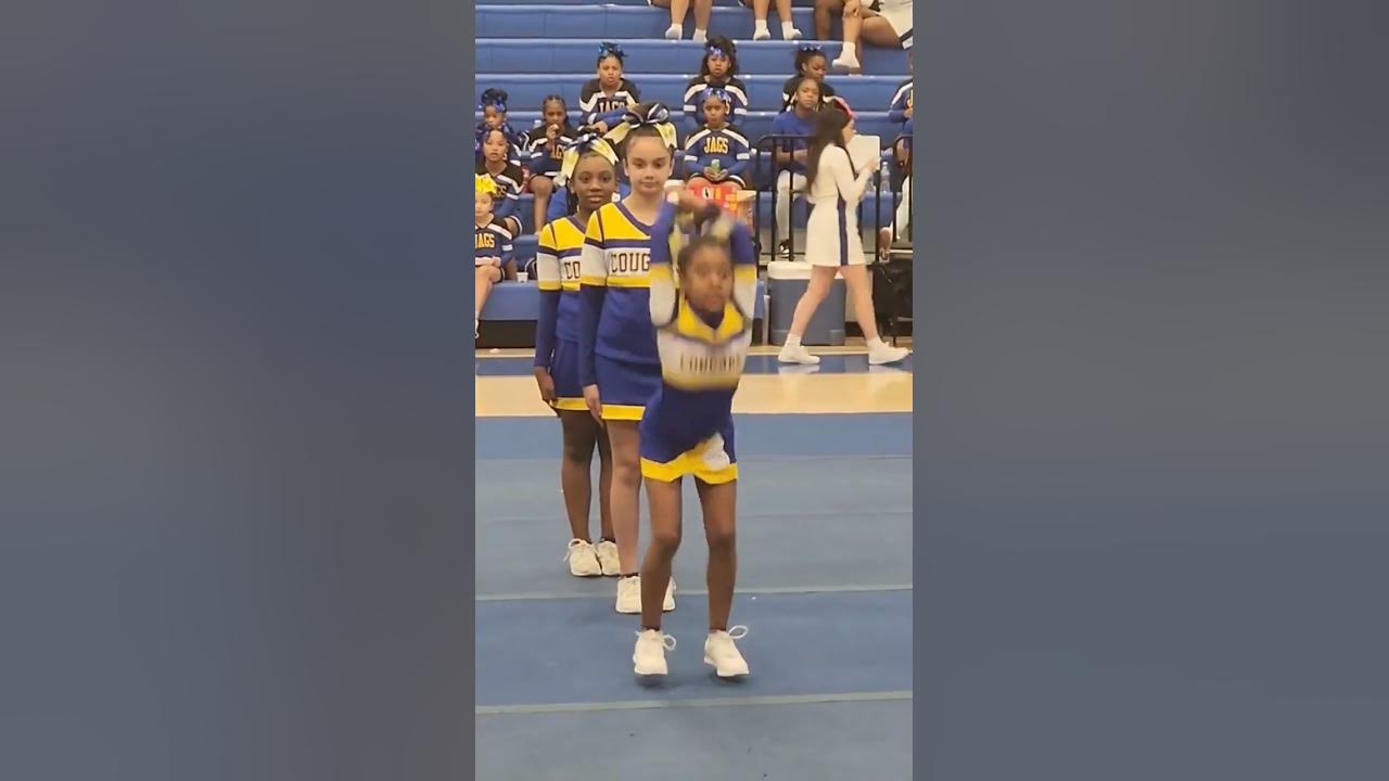 Her Jumps Are Unbelievable at her age. #cheer #competition