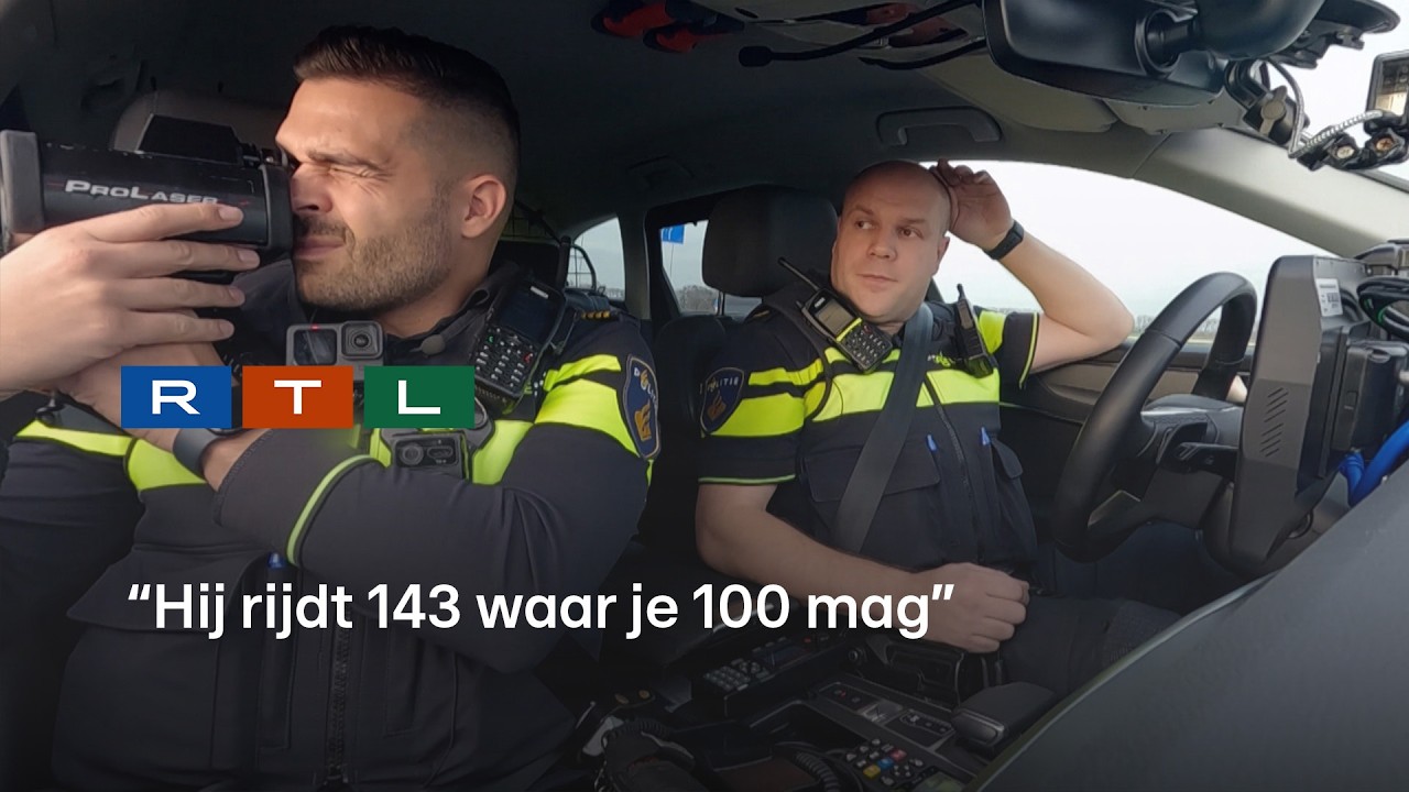 Van snelheidsmeting en achtervolging naar boete uitdelen: ‘Dat wordt dan 510 euro’ | Over de A4